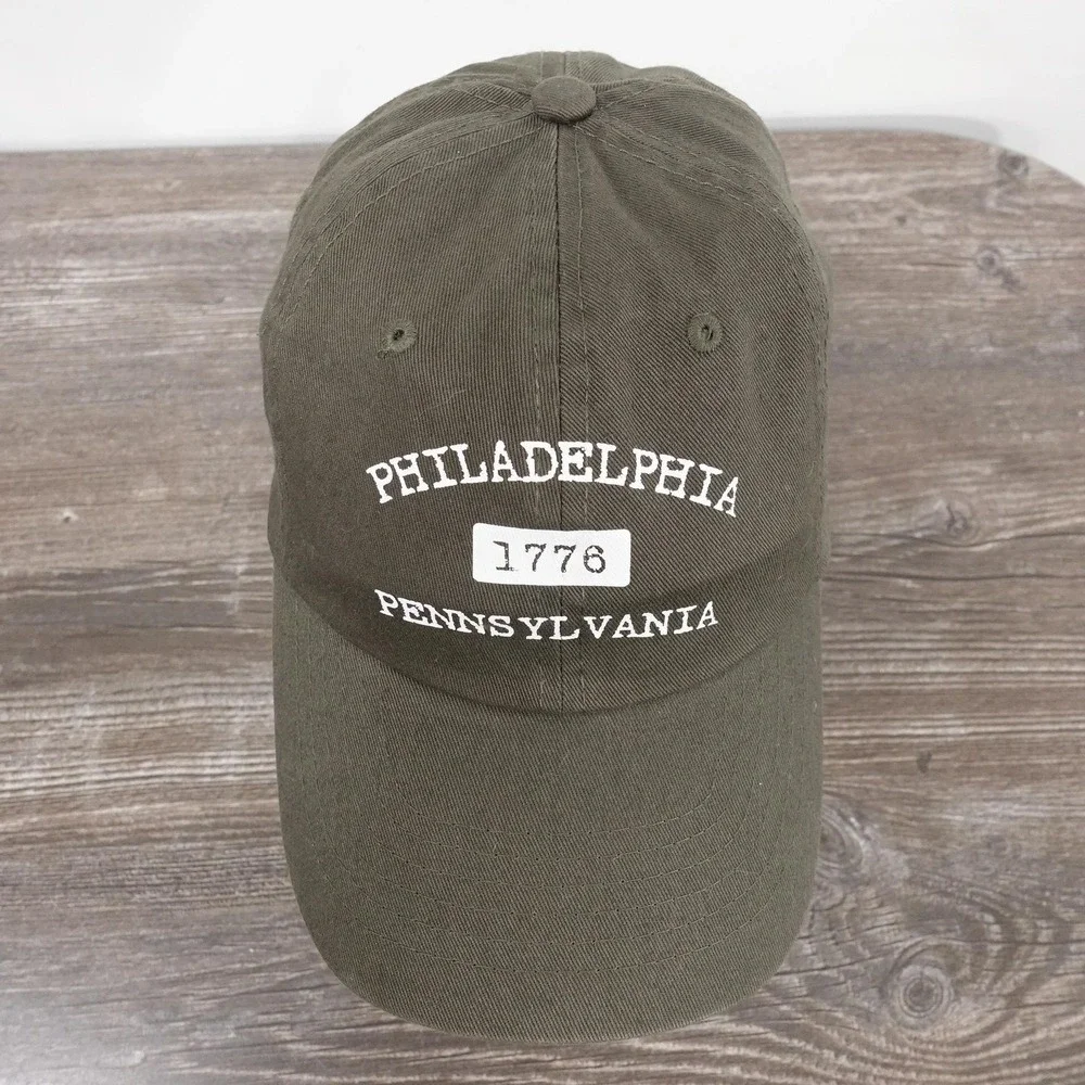 Philadelphia 1776 Hat Cap Strap Back Pennsylvania‎ History Travel Tourist